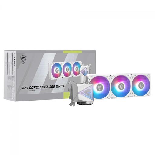 MSI MAG CORELIQUID I360 WHITE Fluido Dinâmico