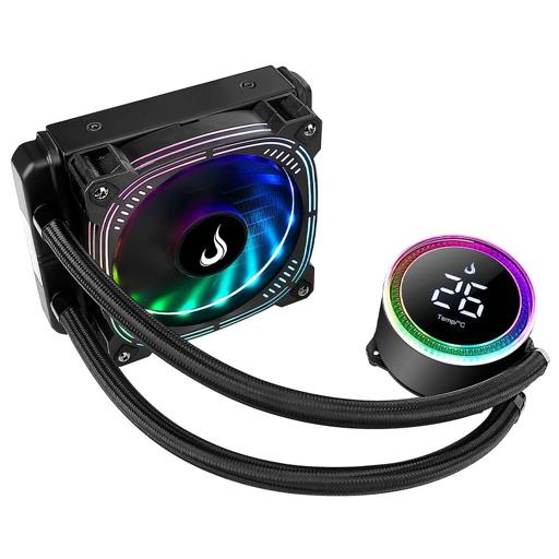Rise Mode Aura Ice Black ARGB Hidráulico