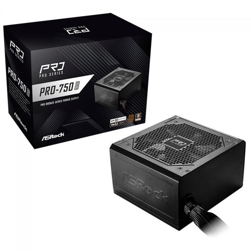 ASRock PRO 750 750 W Certificado 80+ Bronze  ATX