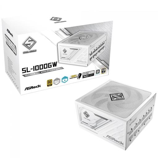 ASRock Steel Legend 1000 1000 W Certificado 80+ Gold Full-Modular ATX