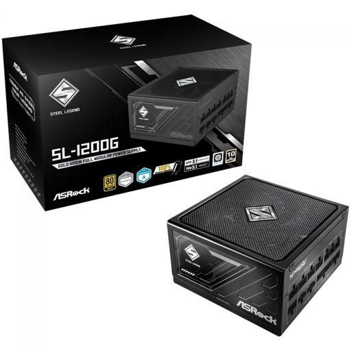 ASRock Steel Legend 1200 1200 W Certificado 80+ Gold Full-Modular ATX