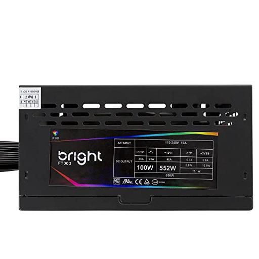 Bright 650W 650 W Certificado 80+ Bronze  ATX12V