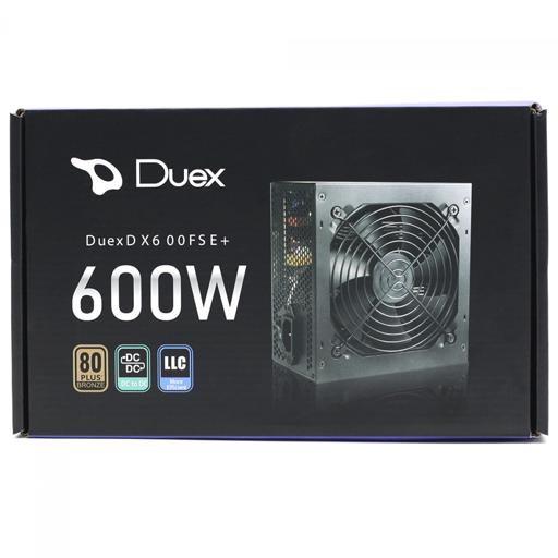 Duex DX 600FSE+ 600 W Certificado 80+ Bronze  ATX