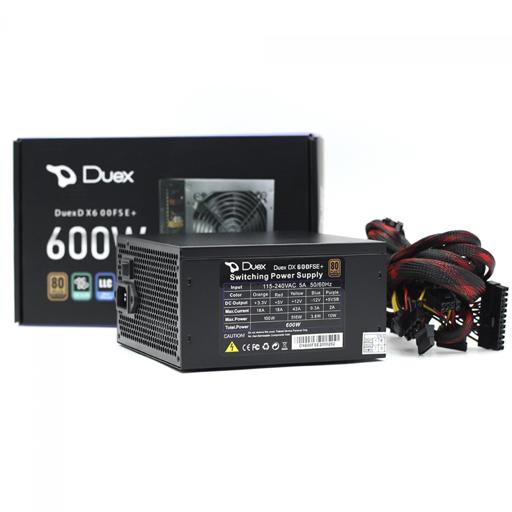 Duex DX 600FSE+ 600 W Certificado 80+ Bronze  ATX