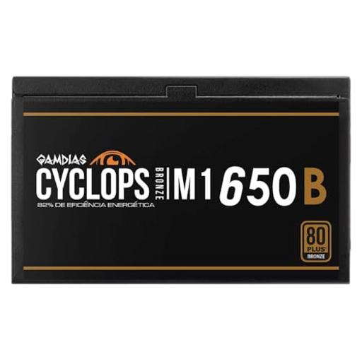 Gamdias Cyclops M1-650B 650 W Certificado 80+ Bronze  ATX