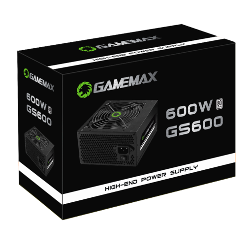 Gamemax 600W 600 W Certificado 80+ White  ATX12V