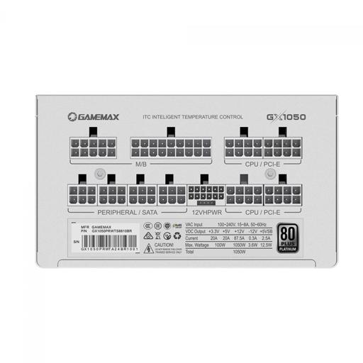 Gamemax GX1050 PRO 1050 1050 W Certificado 80+ Platinum Full-Modular ATX