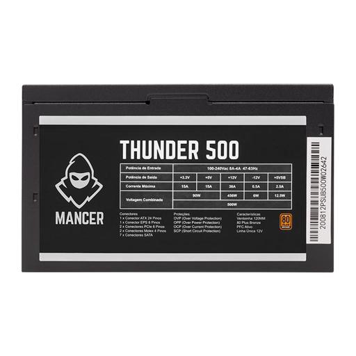 Mancer MCR-THR500-BL01 500 W Certificado 80+ Bronze  ATX