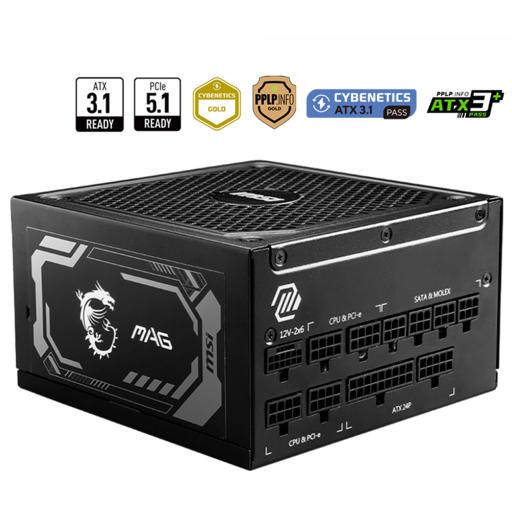 MSI MAG 1250 1250 W Certificado 80+ Gold Full-Modular ATX