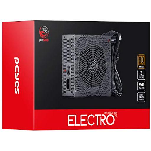 PCYes Electro V2 750 W Certificado 80+ Bronze  ATX