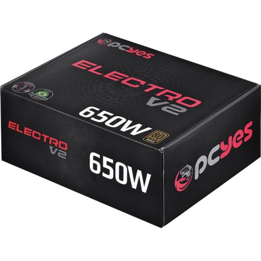 PCYes Electro V2 650 W Certificado 80+ Bronze  ATX