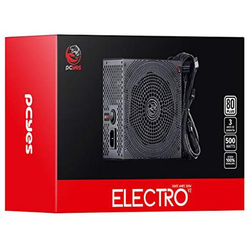 PCYes Electro V2 500 W Certificado 80+ White  ATX