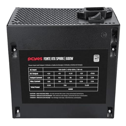 PCYes Spark 600 W  ATX
