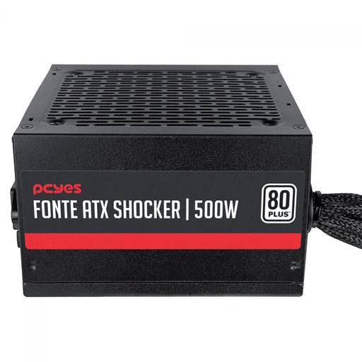 PCYes Shocker 500 500 W Certificado 80+ White  ATX