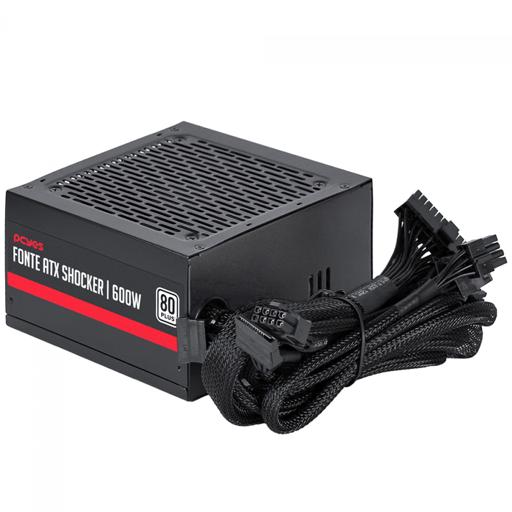 PCYes Shocker 600 600 W Certificado 80+ White  ATX