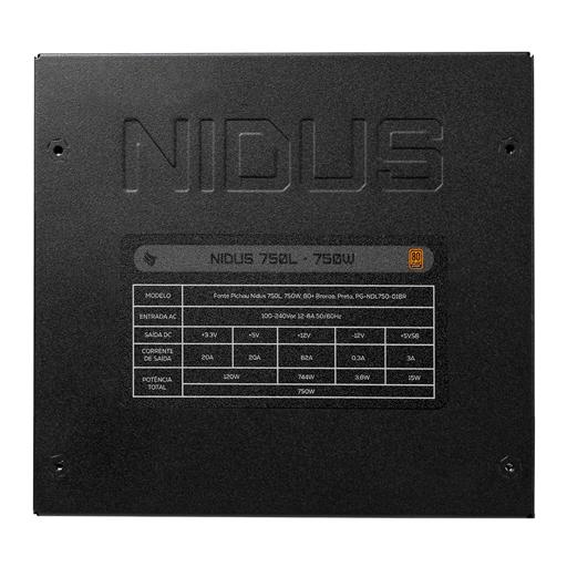 Pichau Nidus 750L 750 W Certificado 80+ Bronze  ATX