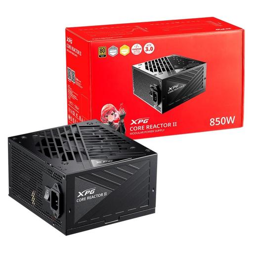 XPG Core Reactor II 850G-BKCBR 850 W Certificado 80+ Gold Full-Modular ATX