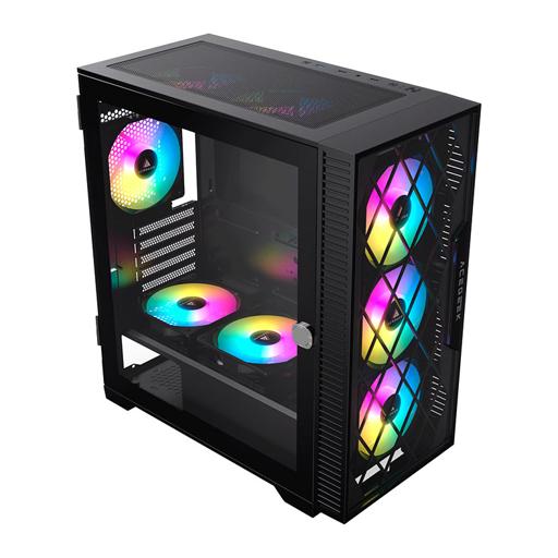 Acegeek Darkfate Mini Glass ATX Mid Tower (Preto)