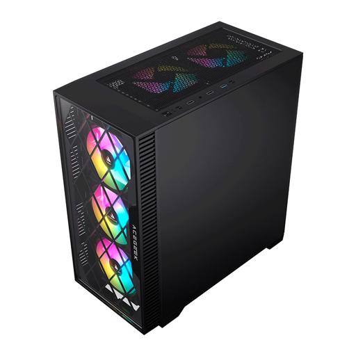 Acegeek Darkfate Mini Glass ATX Mid Tower (Preto)