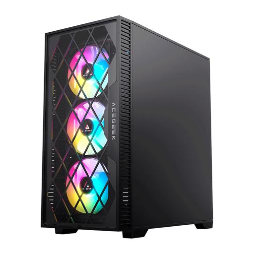 Acegeek Darkfate Mini Glass ATX Mid Tower (Preto)