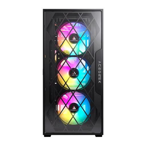 Acegeek Darkfate Mini Glass ATX Mid Tower (Preto)