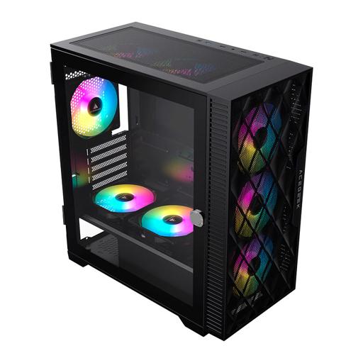 Acegeek Darkfate Mini Mesh ATX Mid Tower (Preto)