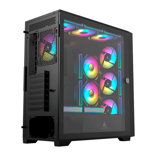 Acegeek Flipped-M ATX Mid Tower (Preto)