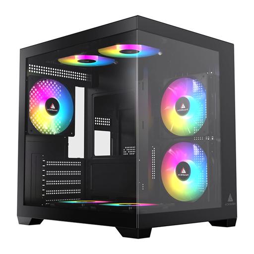 Acegeek Neptune MicroATX Mid Tower (Preto)