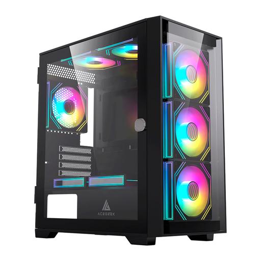 Acegeek Odyssey Mini ATX Mid Tower (Preto)