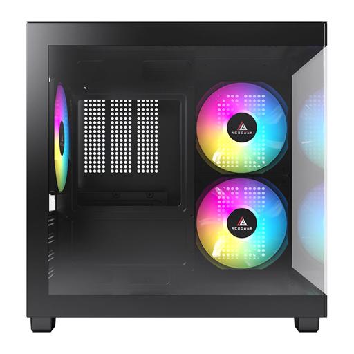 Acegeek Ori MicroATX Mid Tower (Preto)