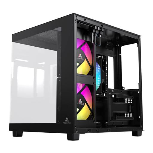 Acegeek Ori MicroATX Mid Tower (Preto)