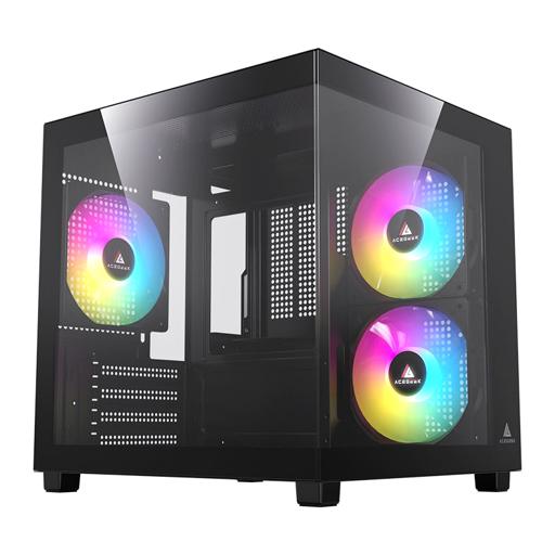 Acegeek Ori MicroATX Mid Tower (Preto)