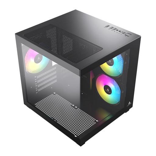 Acegeek Ori MicroATX Mid Tower (Preto)