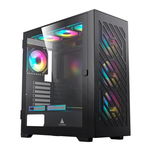 Acegeek Puzzle ATX Mid Tower (Preto)