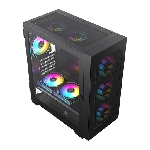 Acegeek Puzzle Mini MicroATX Mini Tower (Preto)