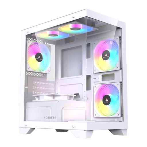 Acegeek Rhythm MicroATX Mid Tower (Branco)