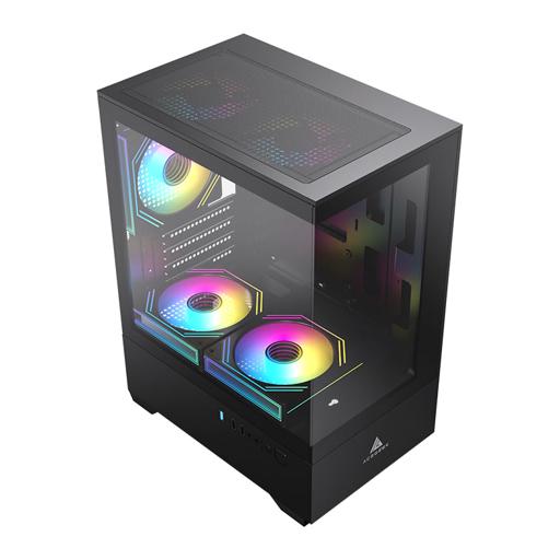 Acegeek Shadow MicroATX Mini Tower (Preto)