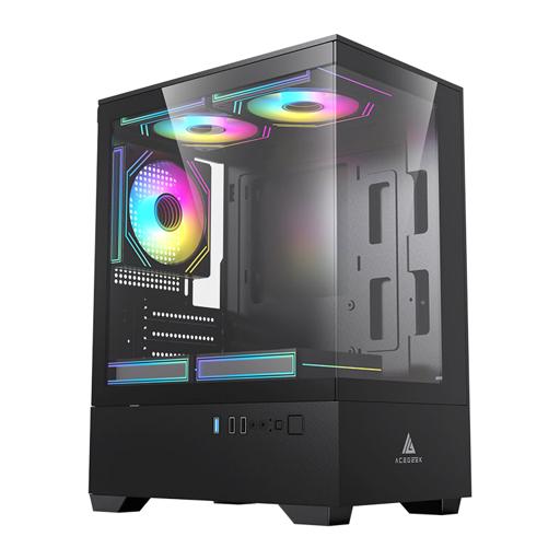 Acegeek Shadow MicroATX Mini Tower (Preto)