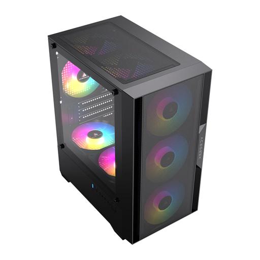 Acegeek Stratus Mesh MicroATX Mid Tower (Preto)