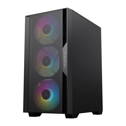 Acegeek Stratus Mesh MicroATX Mid Tower (Preto)