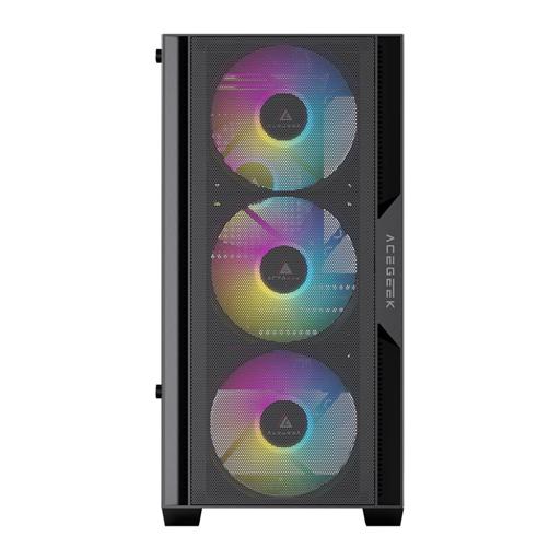 Acegeek Stratus Mesh MicroATX Mid Tower (Preto)