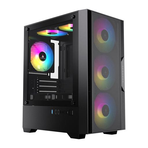 Acegeek Stratus Mesh MicroATX Mid Tower (Preto)