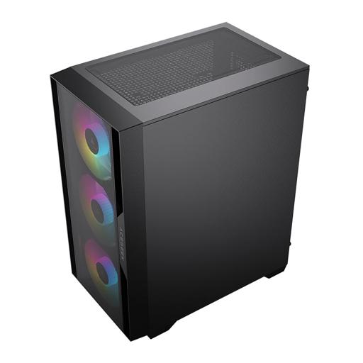 Acegeek Stratus Mesh Rainbow MicroATX Mid Tower (Preto)
