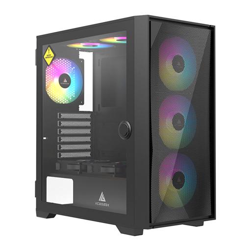Acegeek Striker A411 Mesh ATX Mid Tower (Preto)