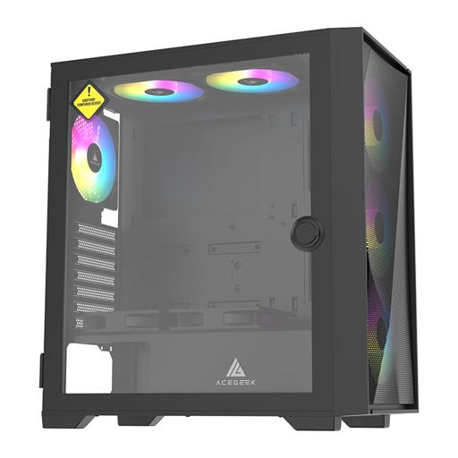 Acegeek Striker A411 Mesh ATX Mid Tower (Preto)