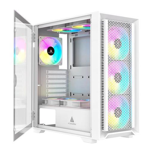 Acegeek Tempest A370 ATX Mid Tower (Branco)