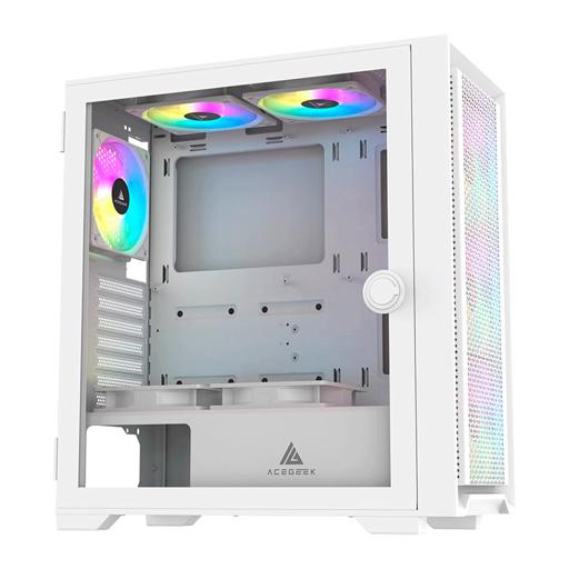 Acegeek Tempest A370 ATX Mid Tower (Branco)