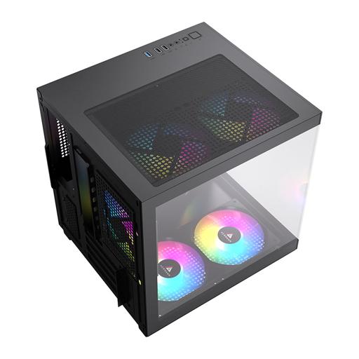 Acegeek Tide MicroATX Mid Tower (Preto)