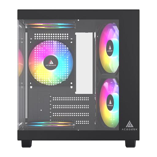 Acegeek Tide MicroATX Mid Tower (Preto)