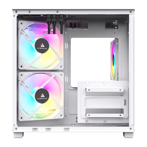 Acegeek Tide MicroATX Mid Tower (Branco)